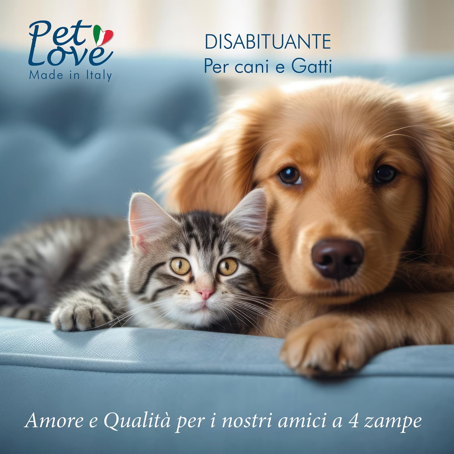 PET LOVE Spray Disabituante Repellente per Gatti - Anti Urina per Interni ed Esterni - Barriera Olfattiva - 350 ml