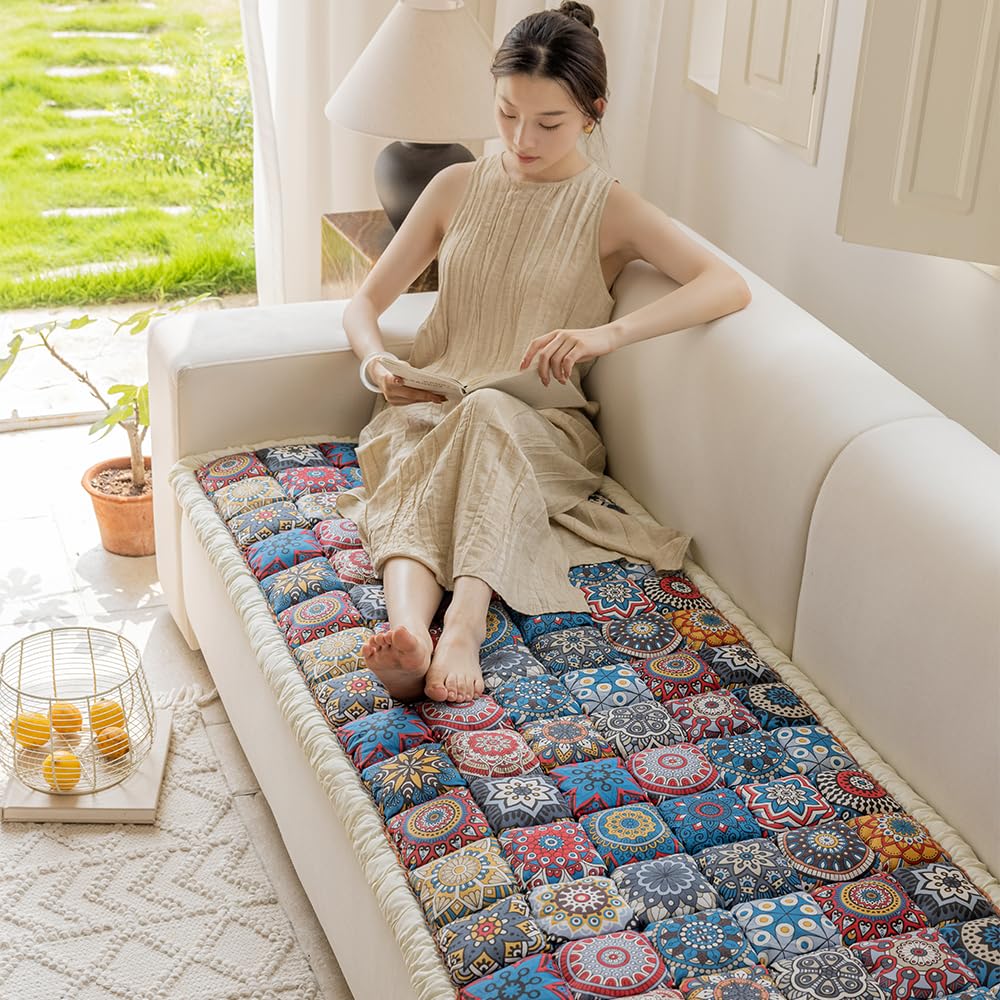 Amazon.com: Awjcsv Cotton Sofa Cover, Non Slip Couch Cover