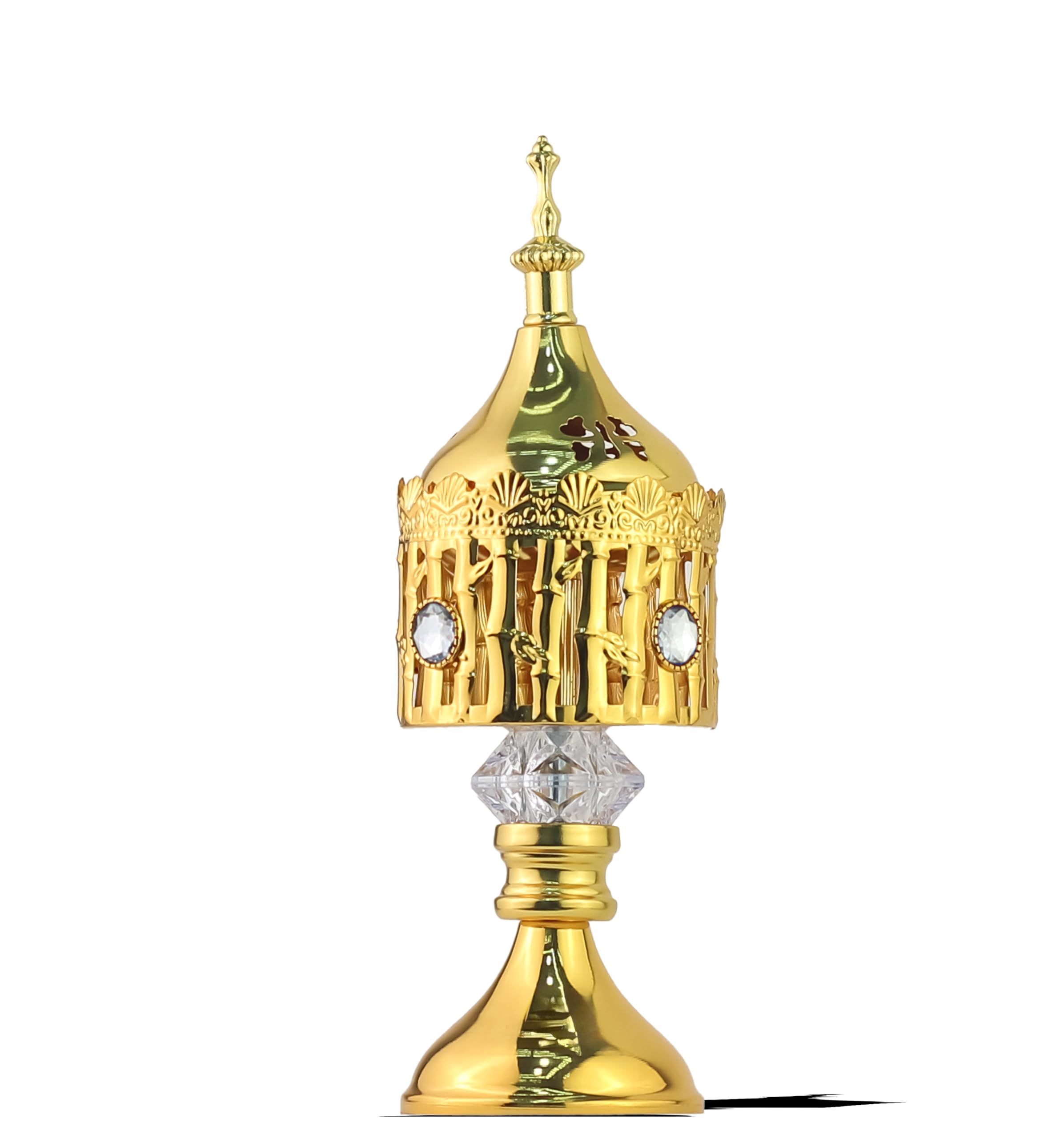 Mobigon Charcoal Incense Burner, Bakhoor Burner, Oud Frankincense Incense Burner, Vintage Arabic Burner, Suitable For Arabian Oud, Yoga, Spa and Aromatherapy, Office & Home Decor (Style 47)