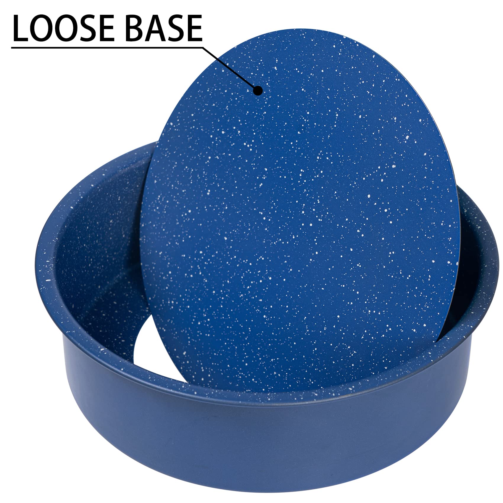 Musykrafties Medical Stone Antihaft-Backformen-Set, quadratisch, für Brot, Springform, runde Kuchenform, Muffinform