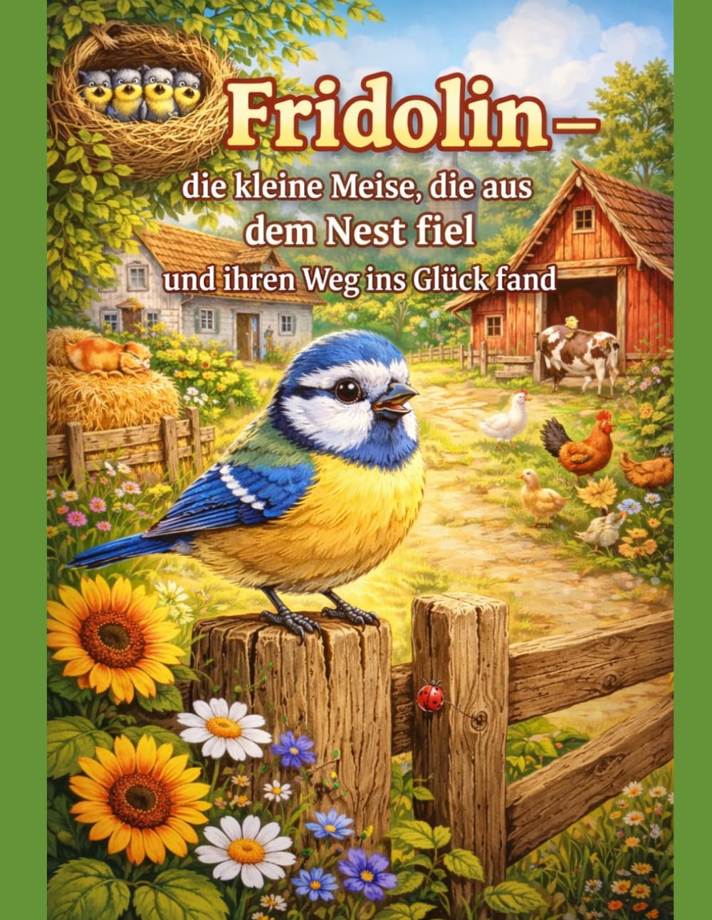 Fridolin - die kleine Meise, die aus dem Nest fiel und ihren Weg ins Glück fand: Die kleine Blaumeise, die vom Himmel fiel und ihre Abenteuer