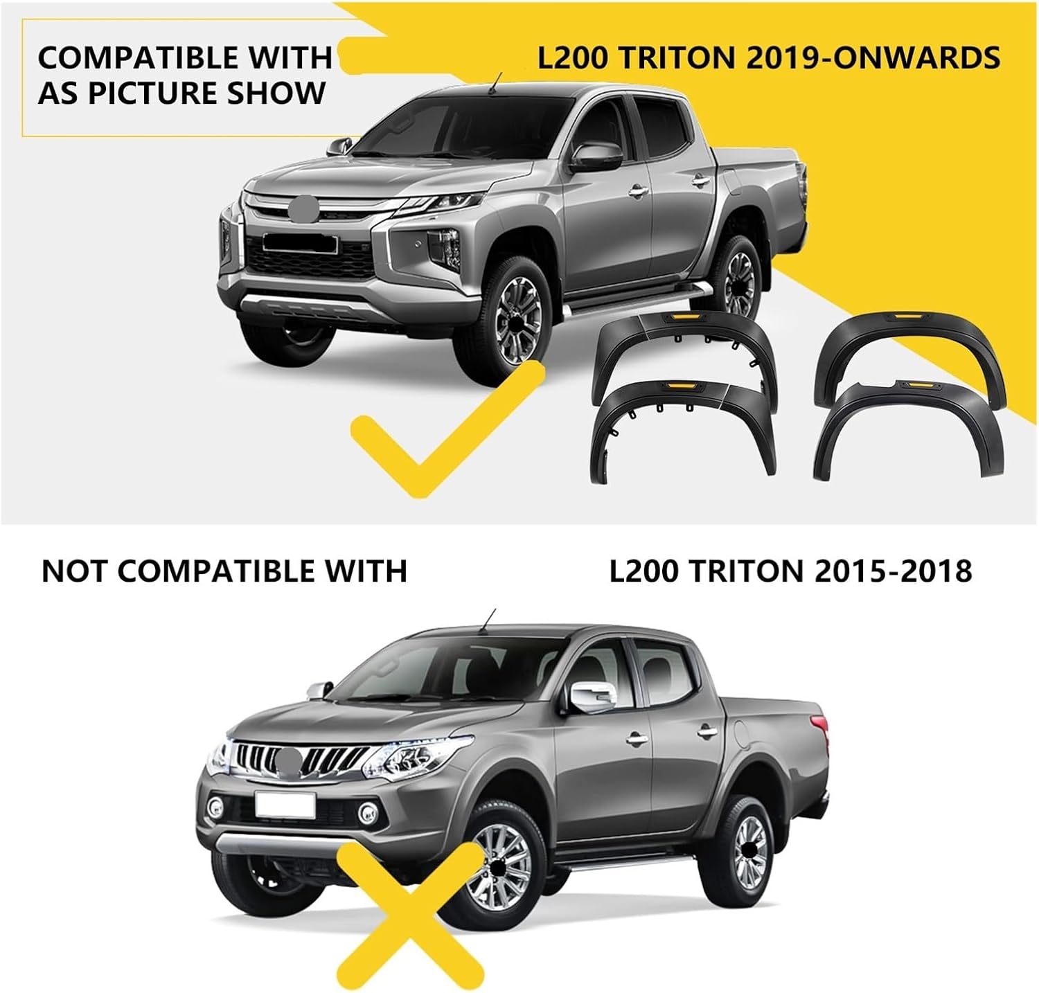 楽天市場】三菱 トライトン LC2T 令和6年2月～現行 GLS GSR ラバー フロアマット オールウェザーマット ラバーマット TPE フロント 運転席 助手席 1列目 セカンド 2列目 : トラックチューナーズ楽天市場店 | マッドガード ホイールアーチ 三菱 L200 トライトン 2019 2020 2021 2022 2023 マットブラック デコレー | フェンダーフレア | WIKMTLTO(小さな店)