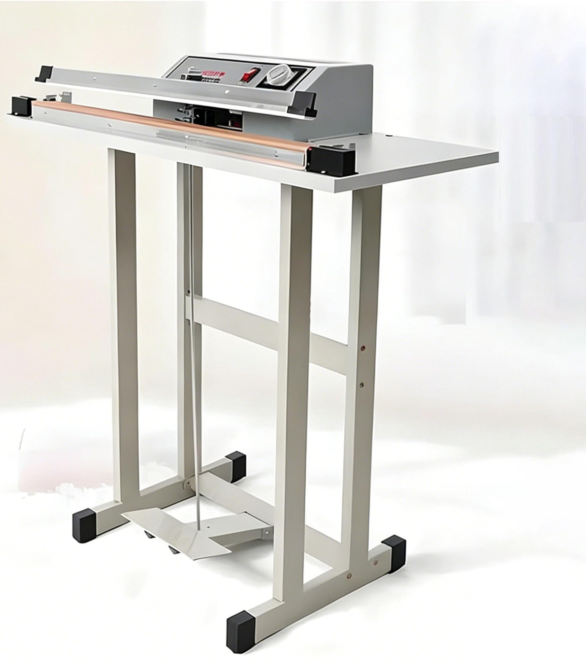 SKIHOT Foot Pedal Heat Sealing Machine,Continuous Bag Heating Sealing Machine,Foot Actuated Impulse Heat Sealer Pedal Sealing Machine 100cm