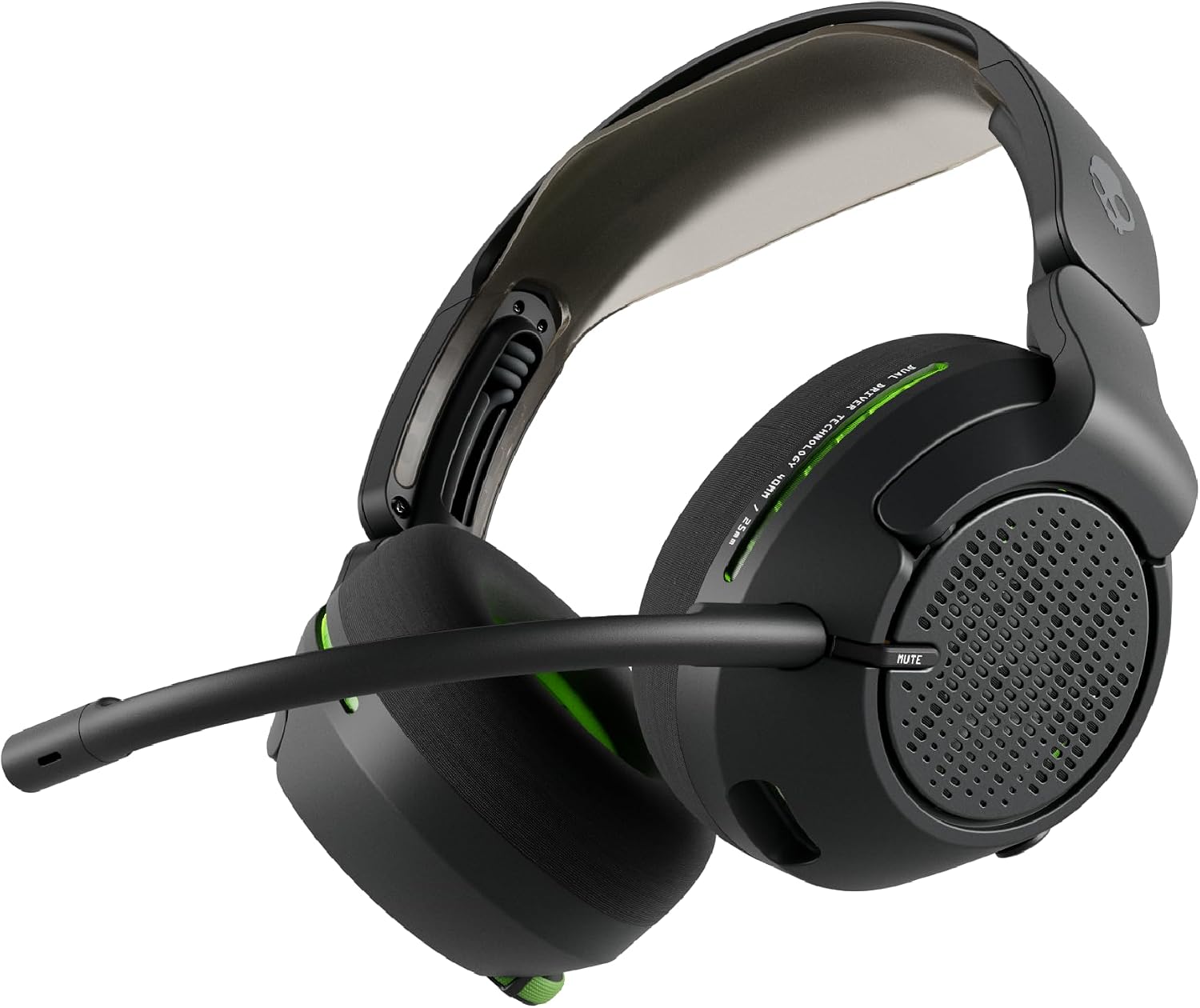 Skullcandy Crusher PLYR 720 Wireless Gaming Headset Ultimate Immersion and Comfort THX Spatial Audio and Multi-Sensory Bass Removable Mic Xbox PC PlayStation Multi-Platform - Digi-Black Xbox