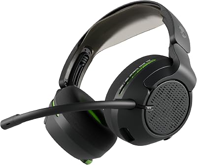 Skullcandy Crusher PLYR 720 Wireless Gaming Headset, Ultimate Immersion and Comfort, THX Spatial Audio and Multi-Sensory Bass, Removable Mic, Xbox, PC, PlayStation, Multi-Platform – Digi-Black Xbox