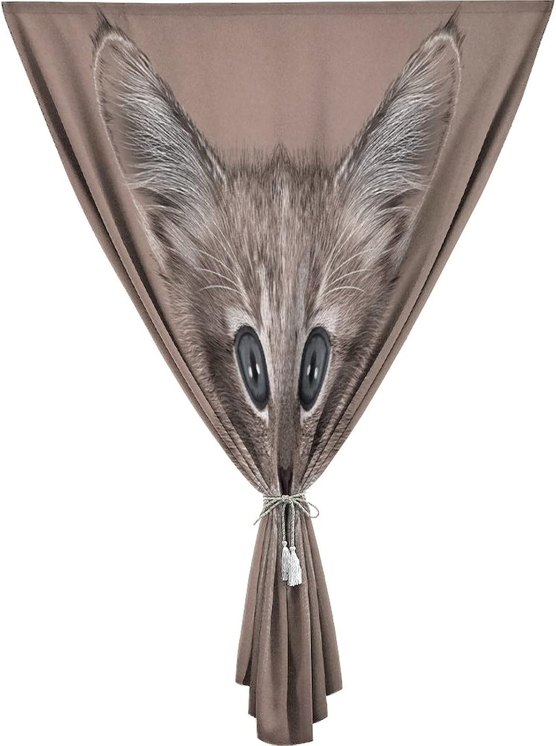 XISUNYA Travel Windows Blackout Curtain, Animal Curtain Shades, Portrait of Cat Cute Face Fluffy Feline Print Temporary Blackout Blinds,47W x63L Inch, for Bathroom Living Room Bedroom