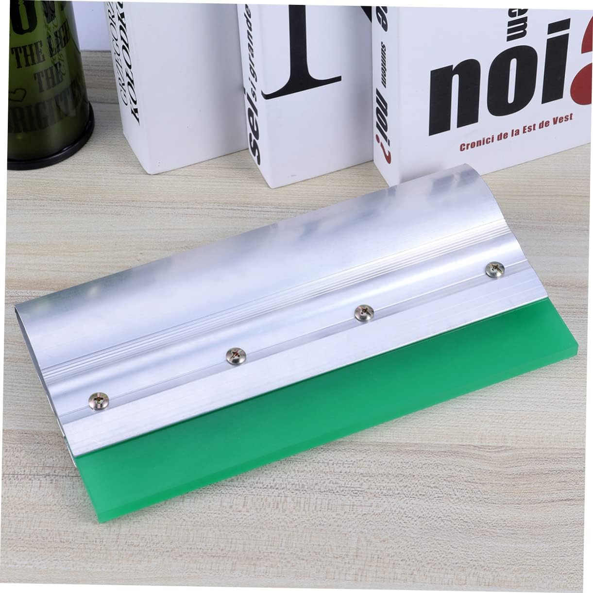 Rubber Printing Squeegee with Aluminum Handle Durable Tool for DIY Silk Screen Printing Random Color Rubber Ink Scraper for Craft Projects
