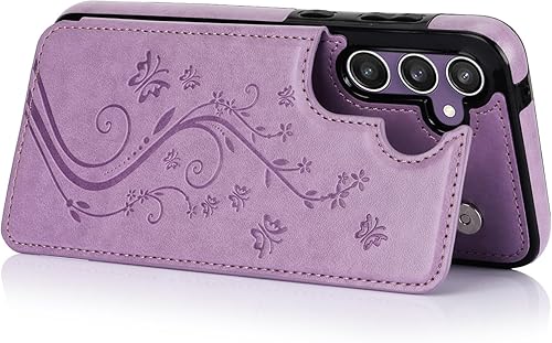 Vista 18 de Asuwish Funda de teléfono para Samsung Galaxy S23 FE 5G con protector de pantalla de vidrio templado y tarjetero con soporte para tarjetero, soporte