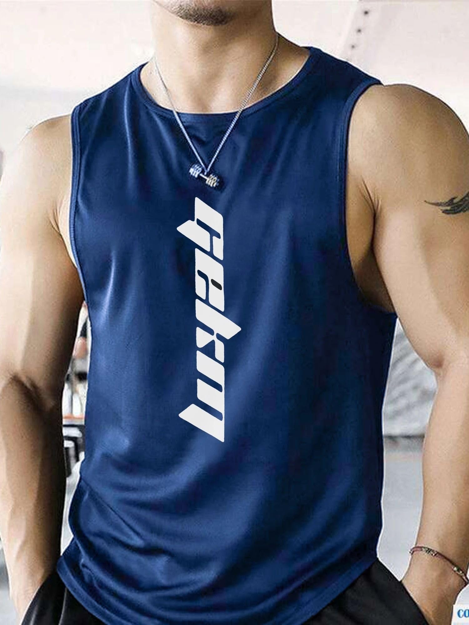 spoweary Men Printed Basic Vest vestss_spoweary_1258