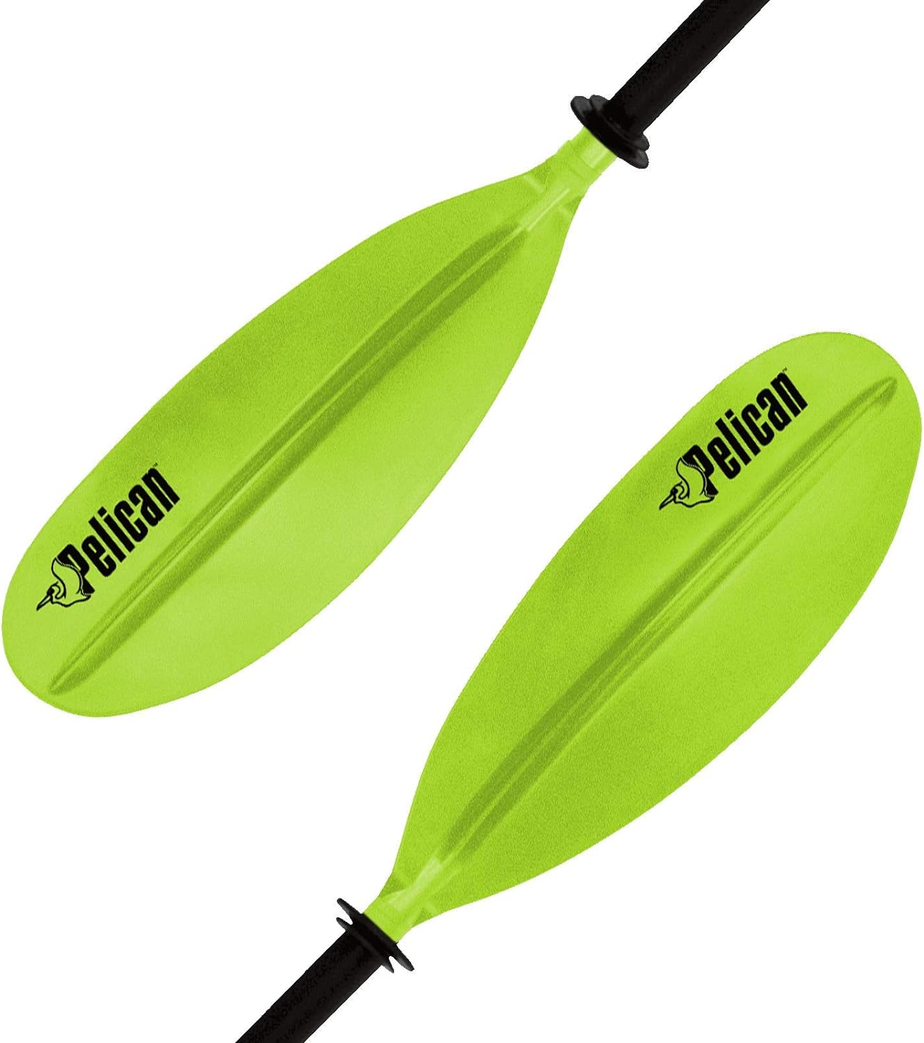 Pelican- Standard Kayak Paddle – Aluminum Shaft and a Durable Polypropylene Blade – 0/65° Blade Angle – with Drip Ring Pelican- Standard Kayak Paddle – Aluminum Shaft and a Durable Polypropylene Blade – 0/65° Blade Angle – with Drip Ring