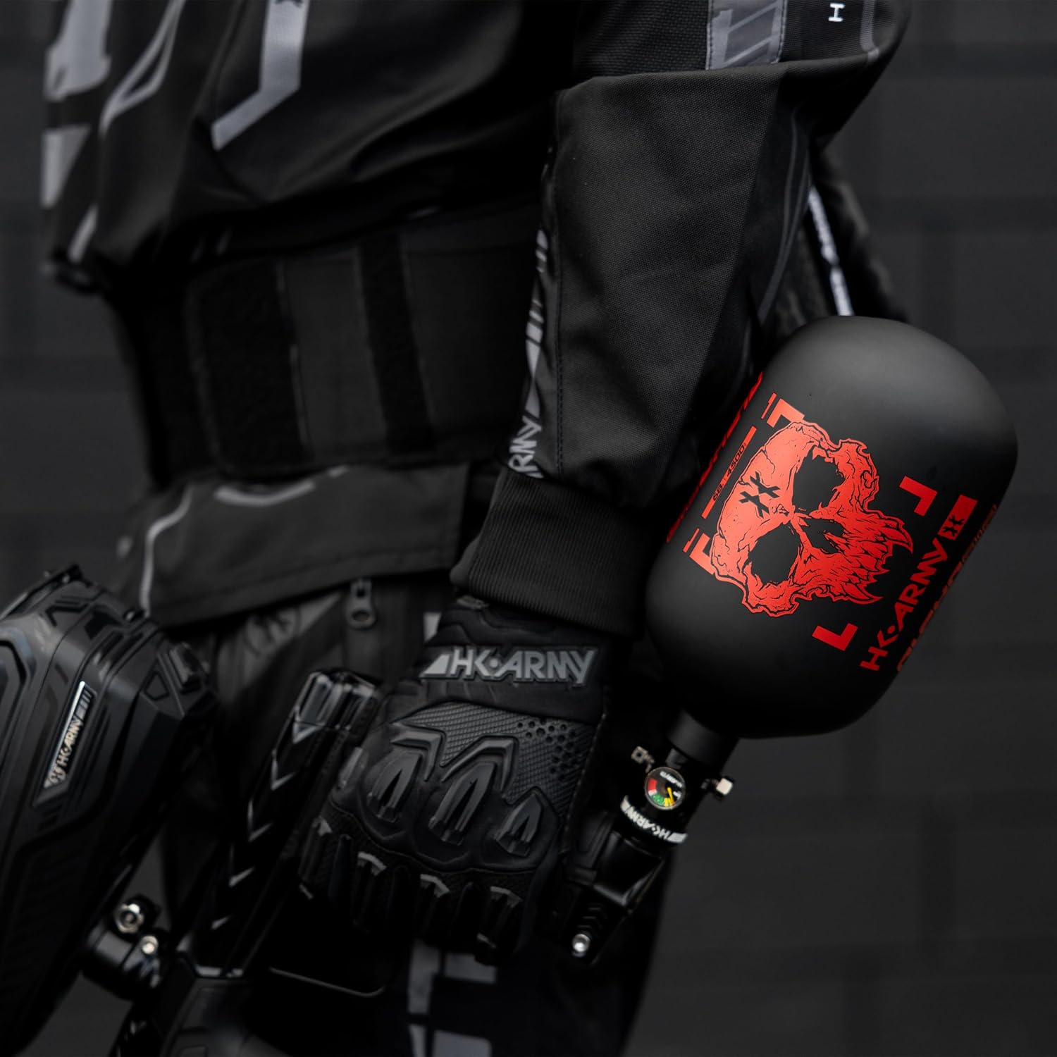 HK Army HPA Paintball Tank - Lightweight Alpha Air Carbon Fiber Compressed Air Tank - 48ci/4500 psi