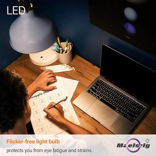 Miniatura 6 de Bombilla LED E17 R14 regulable de 4 W (equivalente a 40 W), bombilla pequeña, base intermedia E17, 300 lúmenes, bombilla de gabinete Curio, blanco