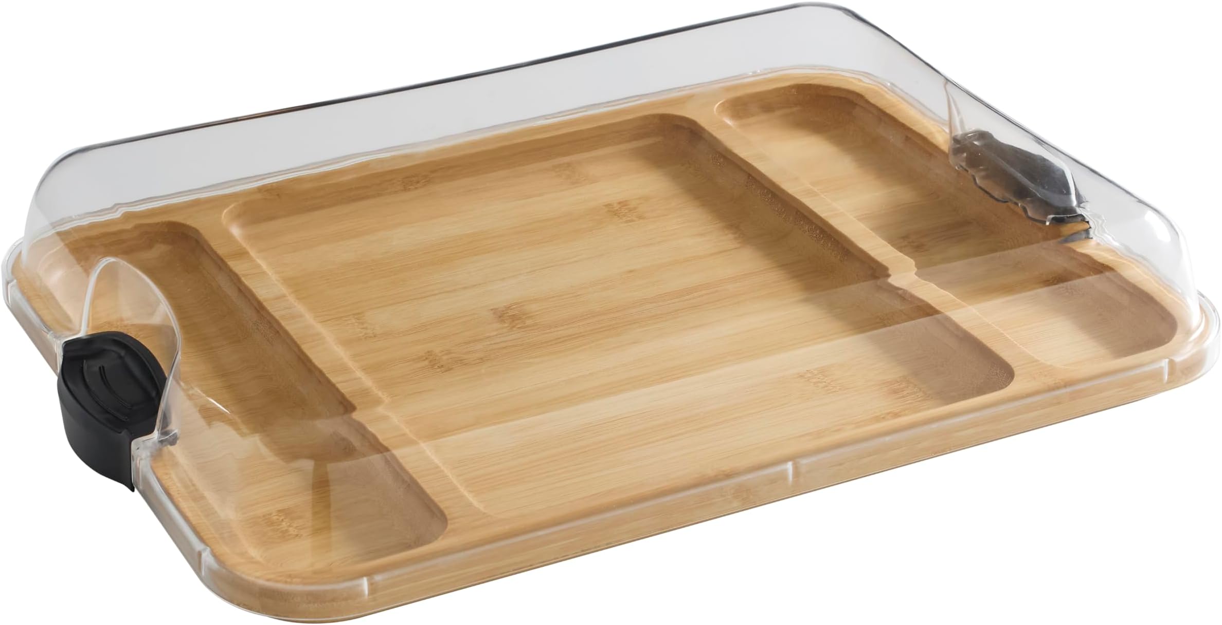 Farberware Build-a-Board Bamboo Rectangular Board, 30.5x40.5cm, Card Insert, Acacia