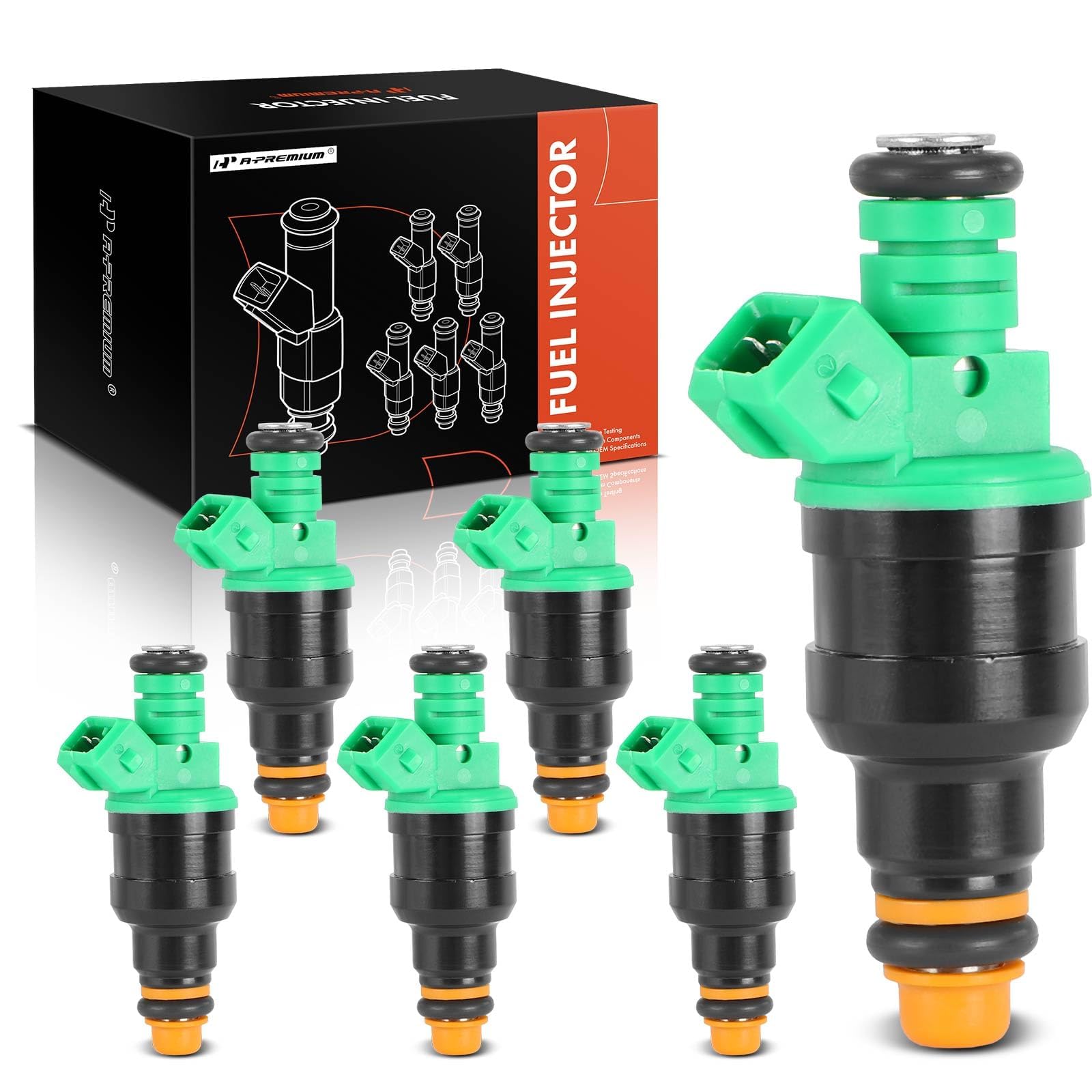 Amazon.com: A-Premium Fuel Injectors Set of 6 Compatible with Ford