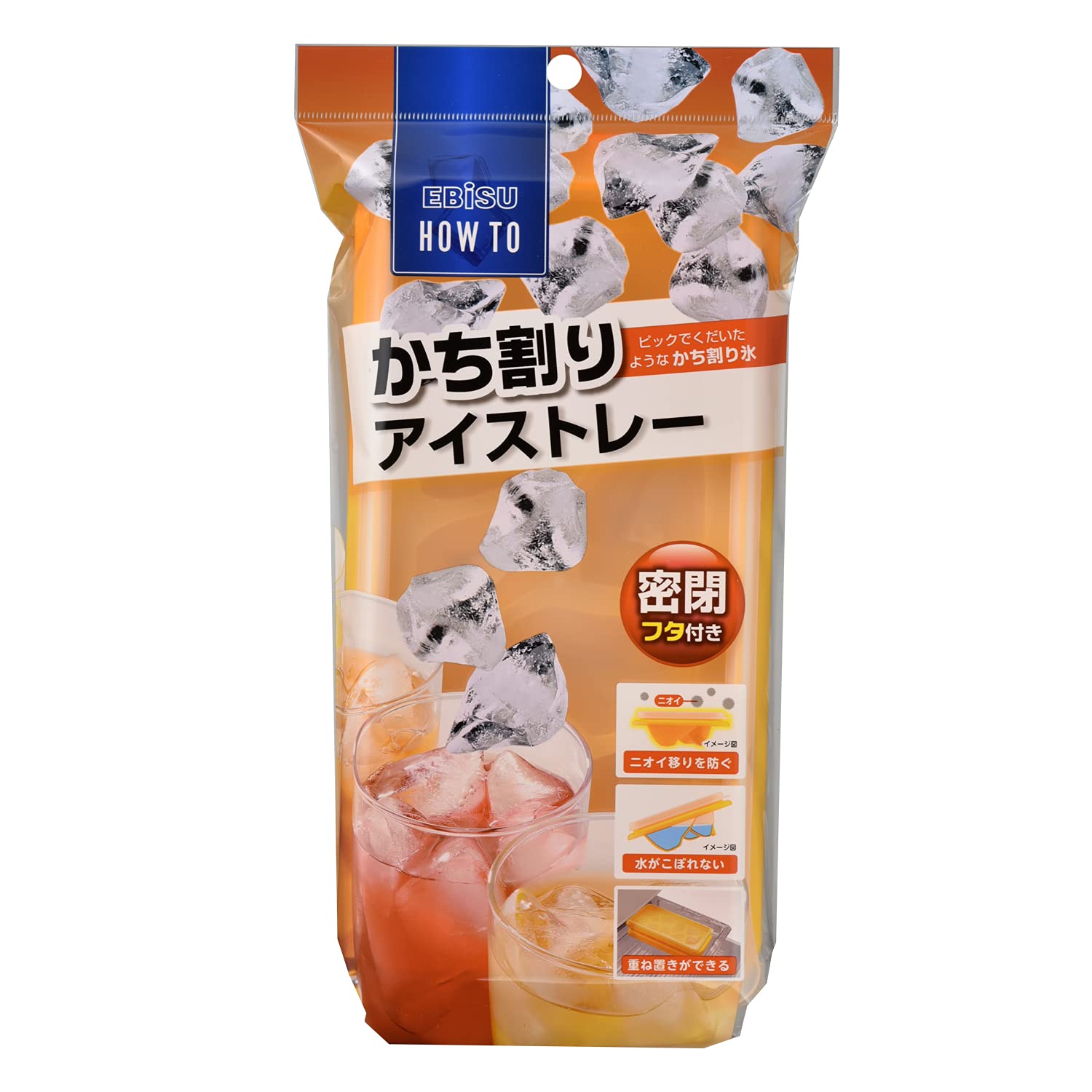 Amazon | かちわり 氷 アイストレー 製氷皿 PH-F64 | エビス
