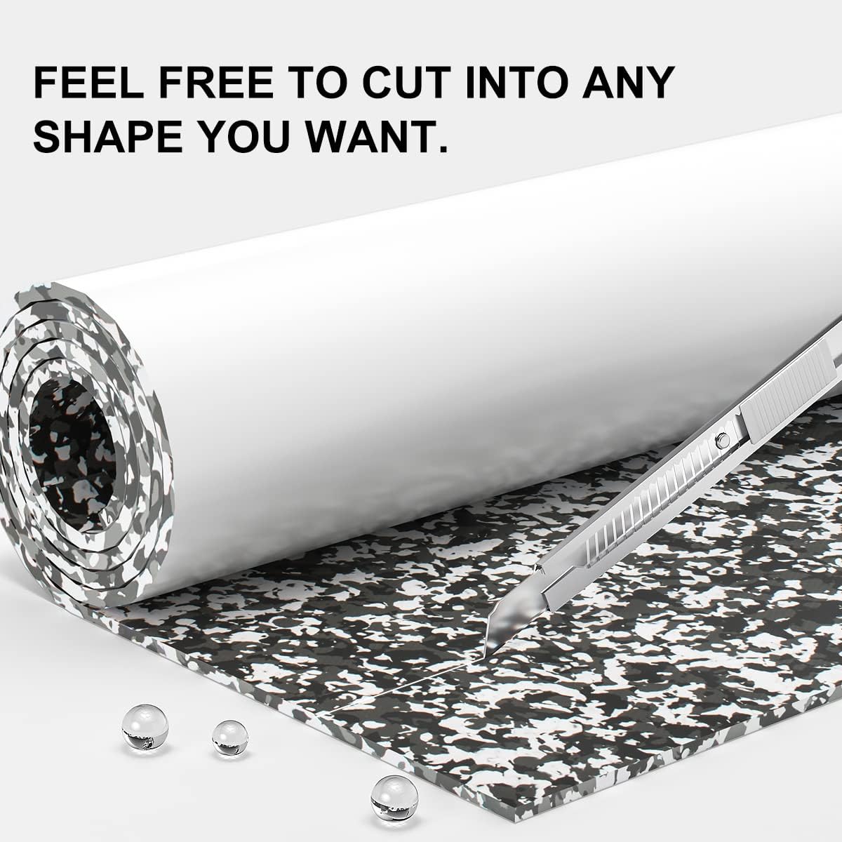 WOOWAVE EVA Foam Boat Flooring Decking Sheet Marine Mat Non-Slip and Self-Adhesive Flooring for Motorboat RV Yacht Kayak Swimming Pool Sea Deck Pad, 94.5x31.5 inch (Teak Diamond)