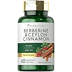 Carlyle Berberine with Ceylon Cinnamon | 2000mg Complex | 60 Capsules | Vegetarian, Non-GMO, Gluten Free