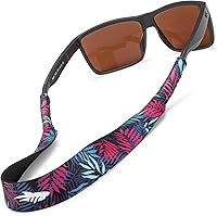 Vista 19 de Pilotfish Sujetador de neopreno para anteojos de sol, correa para lentes - Premium, ligero, tamaño perfecto para hombres y mujeres
