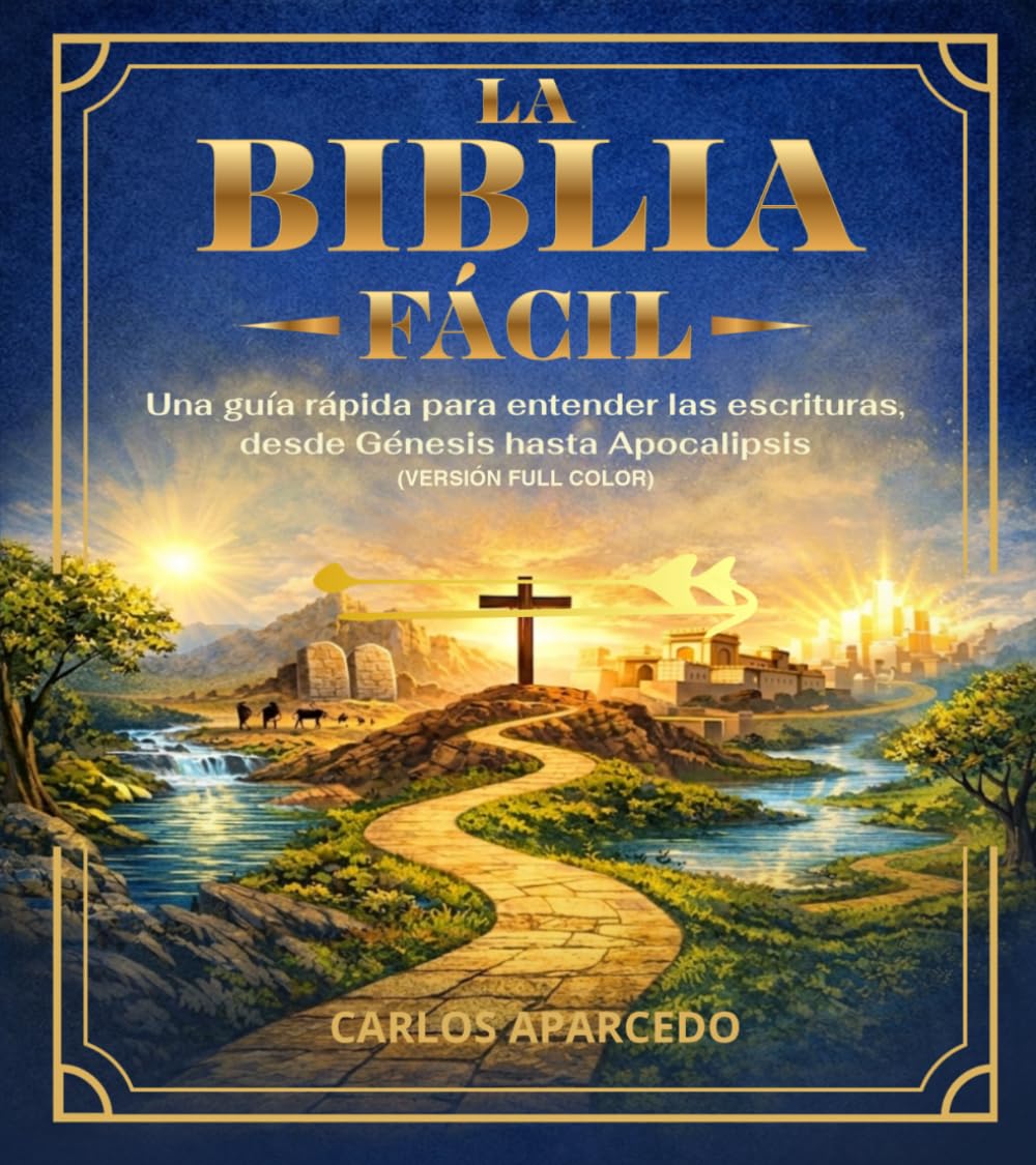 La Biblia Fácil: Una guía rápida para entender las escrituras, desde Génesis hasta Apocalipsis - Versión full color