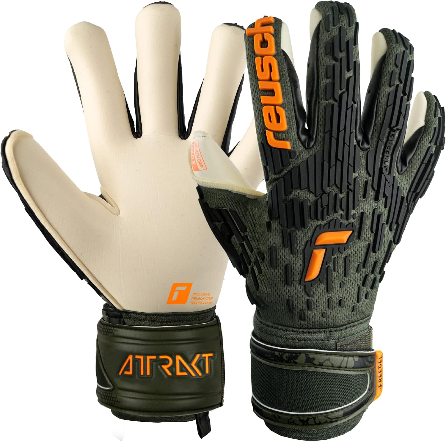Reusch Attrakt Freegel Gold X Goalkeeper Gloves