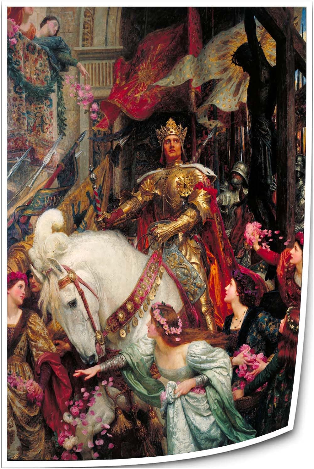 Triyend Academy Art The Two Crowns Famous Paintings Wall Art Prints Poster Landscape Wall Bedroom Decorations Artwork Giclee