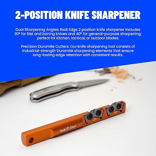 Miniatura 2 de Redi Edge Afilador de cuchillos de 2 posiciones, color verde