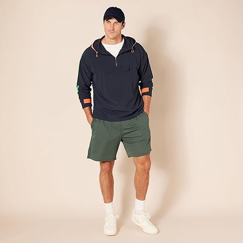 Miniatura 9 de Tienda Essentials - Pantalones cortos de entrenamiento de corte suelto con tecnología de rendimiento para hombres atléticos de baloncesto y