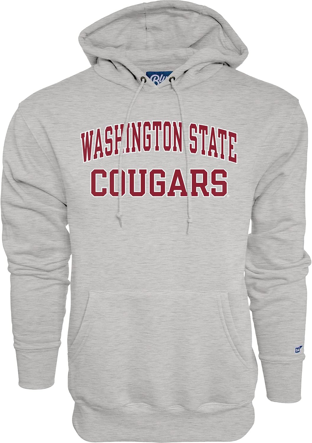 Blue 84 Men's Alabama Crimson Tide Hoodie Arched Grey