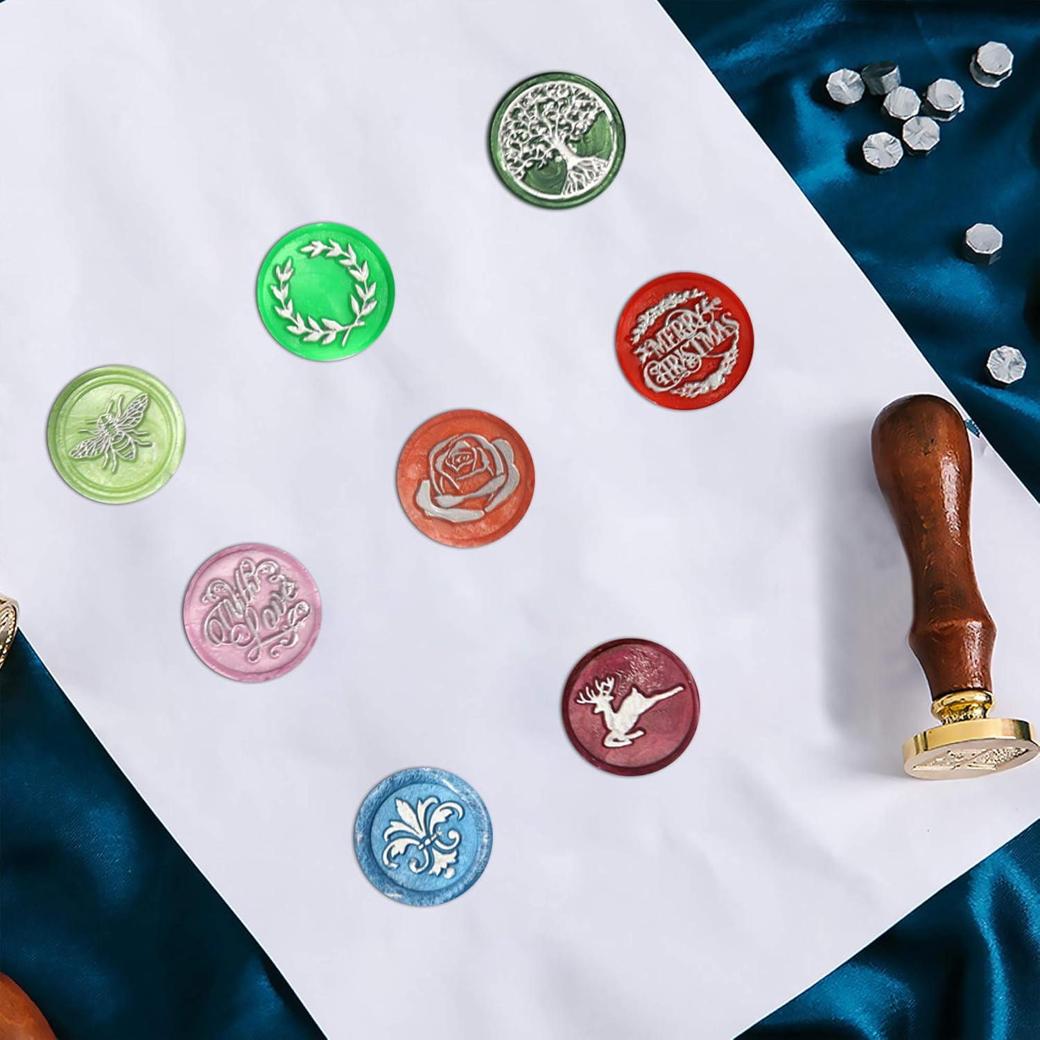 ❤ Crazy Deals Koopro Wax Seal Stamp Set 8 Pieces Copper Sealing Wax Stamps with Wooden Handle Retro Classical Vintage Wax Stamp Kit with Gift Box for Invitations Cards Letters Envelopes Wine Packages Gift Wrapping Exclusive Discount 50% Price Koopro Wax Seal Stamp Set 8 Pieces Copper Sealing Wax Stamps with Wooden Handle Retro Classical Vintage Wax Stamp Kit with Gift Box for Invitations Cards Letters Envelopes Wine Packages Gift Wrapping