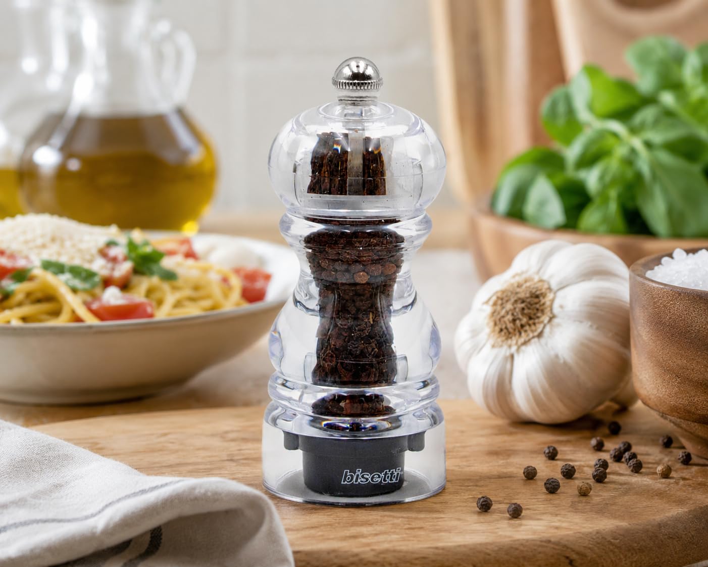 Bisetti Milano Pepper Mill - Freshly Ground Flavor -2 Bisetti Milano Pepper Mill - Freshly Ground Flavor -2