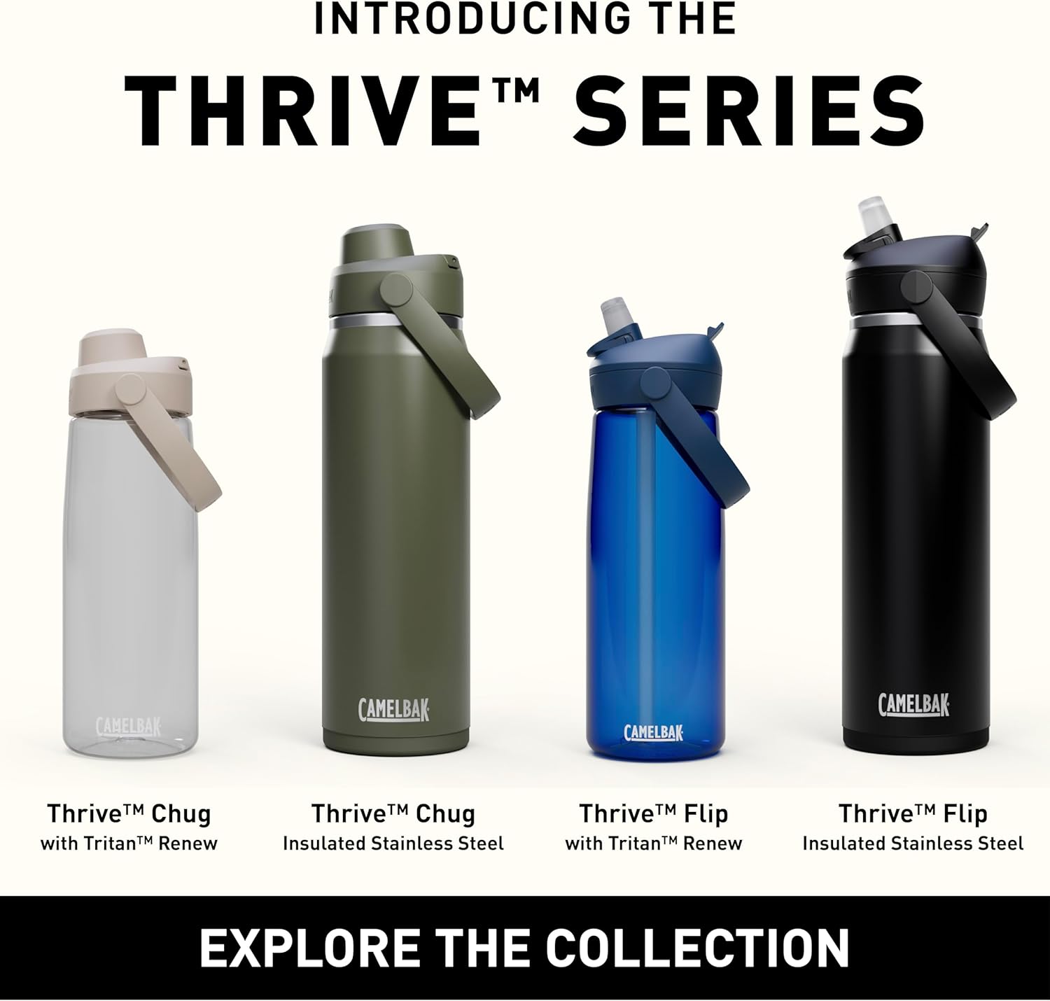 CamelBak Thrive Chug Insulated Stainless Steel Water Bottle Stone, 25oz - Image 9