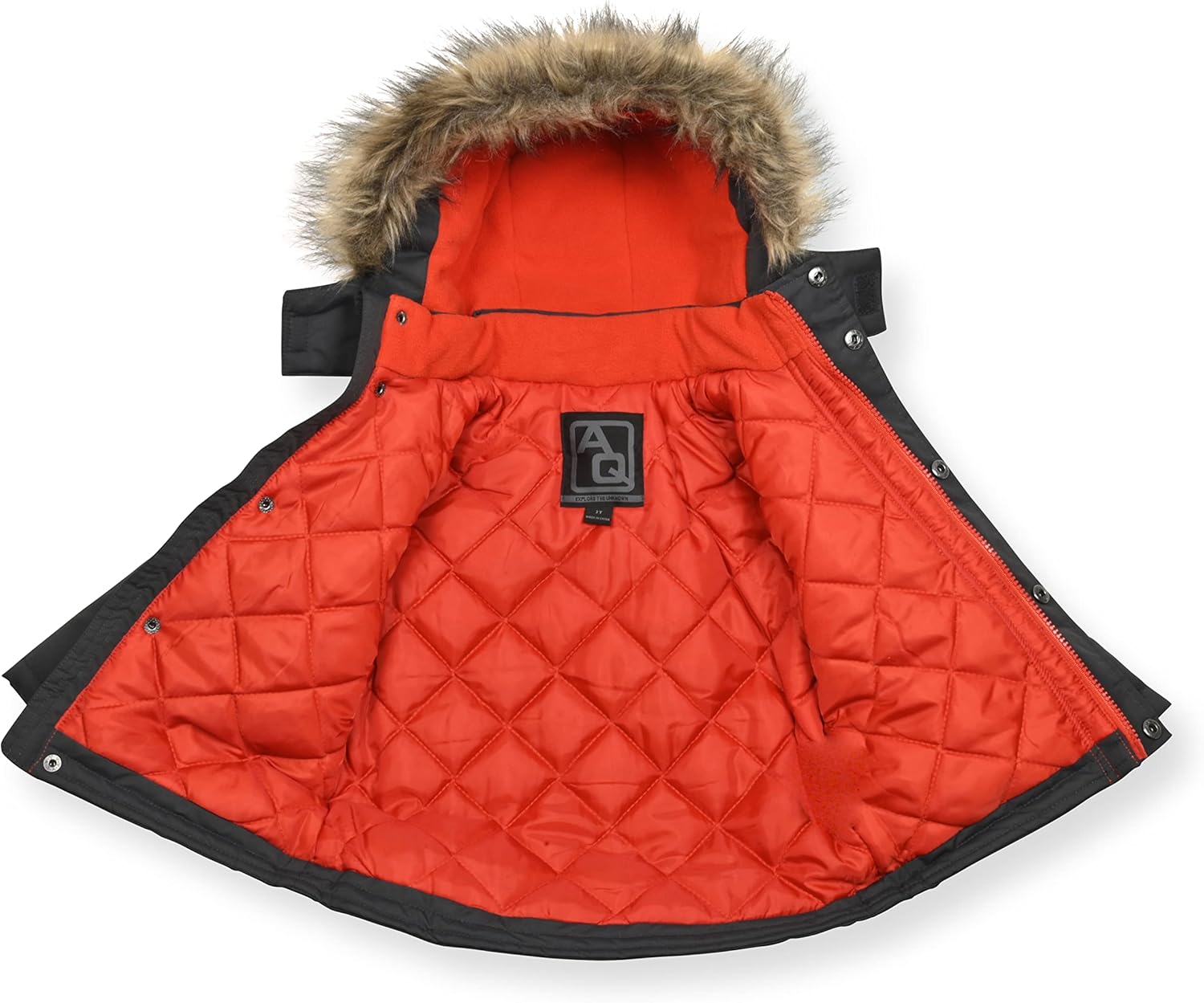 Arctic Quest boys Bib Snow Pants and Ski Jacket Water-resistant Snowsuit for Kids Winter Hooded Jacket