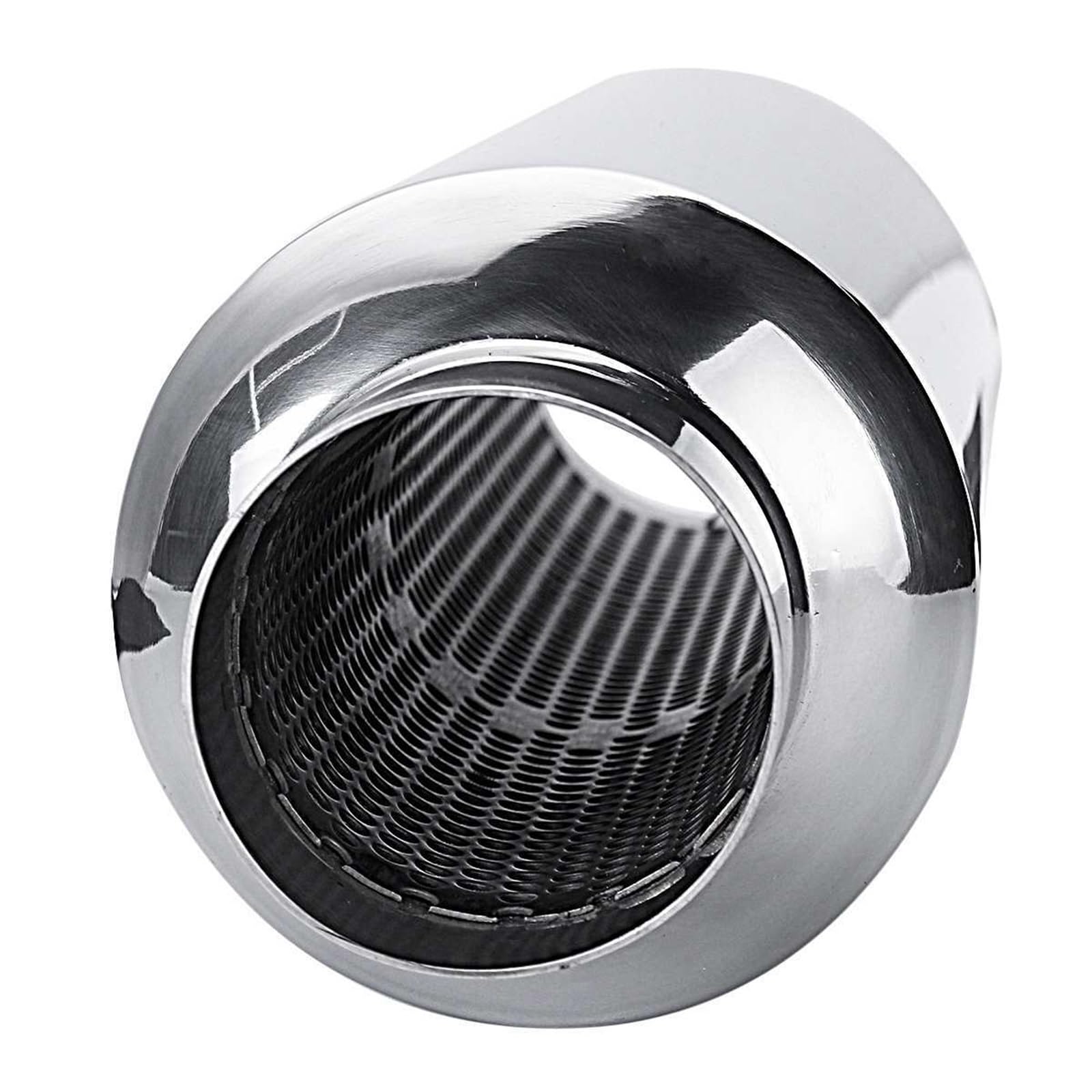 Auto Tłumik wydechowy 63mm 2.5" Tłumik wydechowy samochodowy Końcówka tłumika ze stali nierdzewnej Rura wydechowa Uniwersalny Tłumika wydechowego