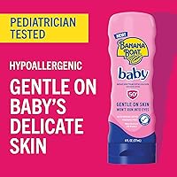 Vista 4 de Banana Boat Protector solar para bebés SPF 50, 6 onzas líquidas Protector solar SPF 50 para bebés y niños pequeños, esenciales de playa, protector