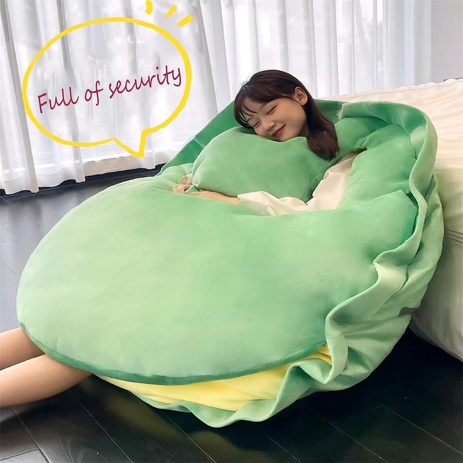 Multifunctional Giant Wearable Turtle Shell Pillow, Funny Removable Turtle Pillow for Relaxing (80cm/31in)