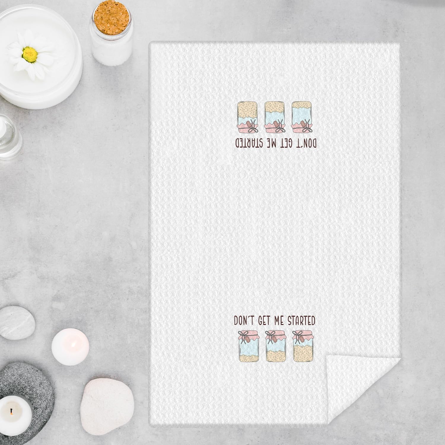 Funny Baking Kitchen Towels, Bread Bakers Gifts for Women Dish Tea Towels for Kitchen Baking, Bakery Decor Hand Towels, 16x24 Inches - Image 2