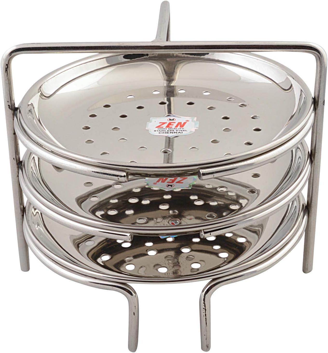 Jain ステンレススチール イディアパムスタンド プレート3枚 シルバー