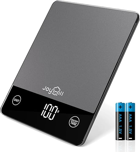 Miniatura 8 de JOYHILL Báscula de alimentos de 22 libras báscula digital de cocina onzas y gramos báscula de peso de alimentos de acero inoxidable premium con