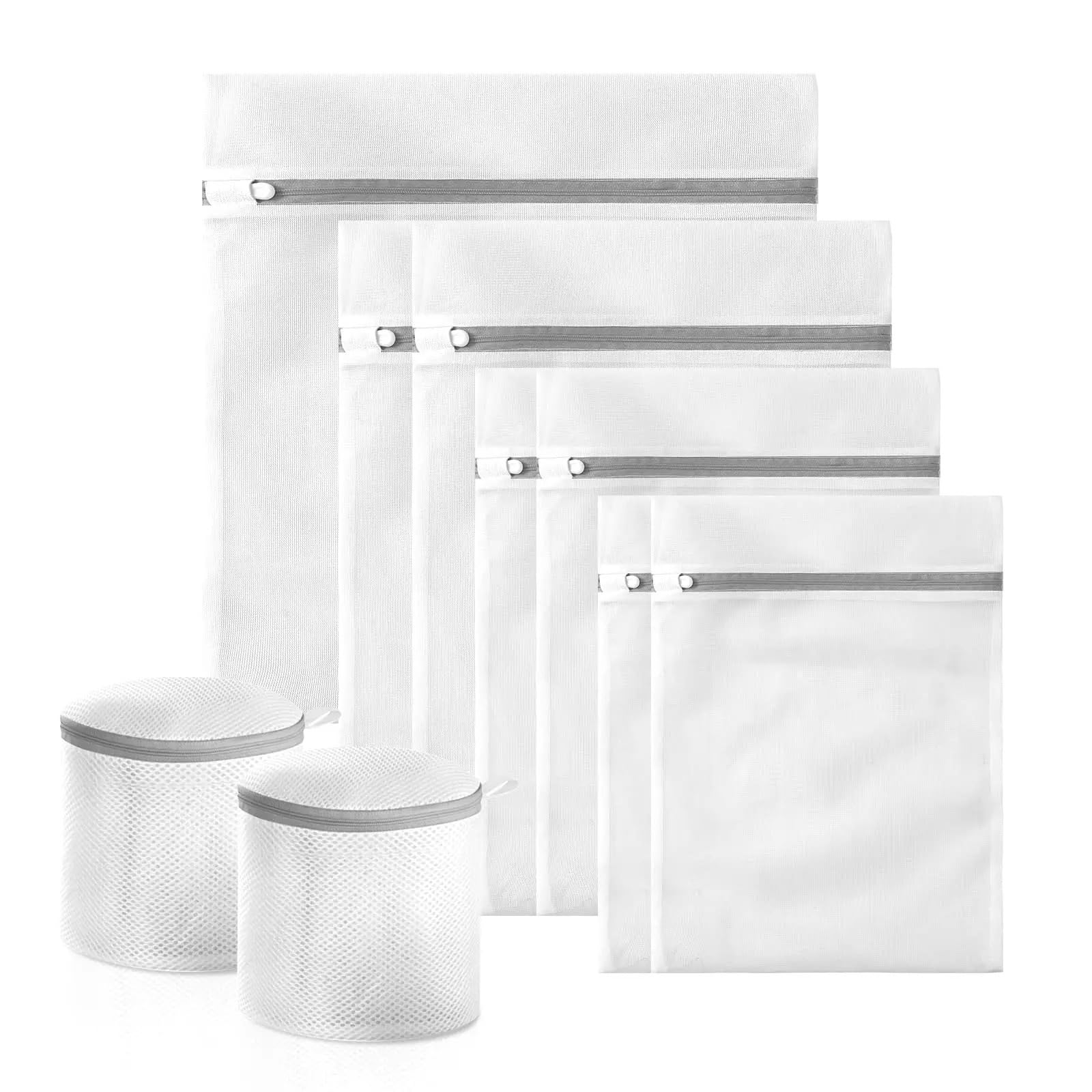 Sacs à linge en filet for lingerie délicate, idéaux for le lavage machine : chaussettes, soutiens-gorge, masques, sous-vêtements… pour Vêtements Délicats(10 Pack(Family Size))