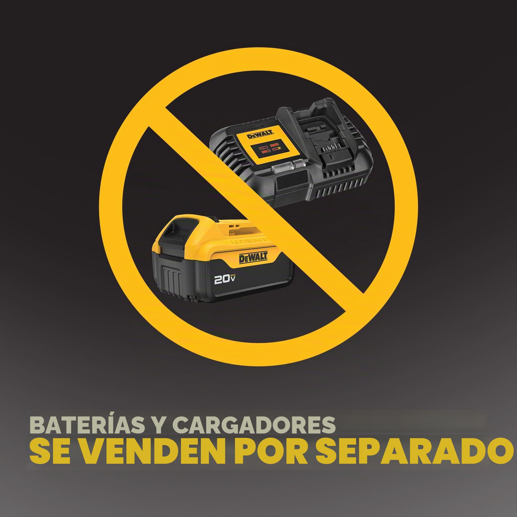 DEWALT Pistola de calafateo inalámbrica de 20 V máx.*, 10 onzas/300 ml, solo herramienta (DCE560B)