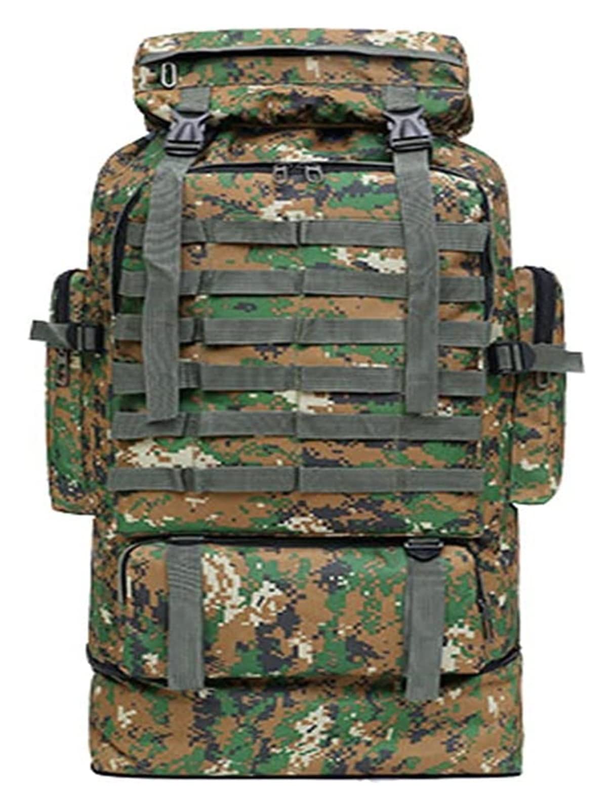 Amazon.co.jp: キャンプ用バックパックハイキング 100L 60L ミリタリー 
