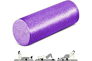 Yes4All High-Density Round Back Roller Foam: The Perfect Muscle Roller for Recovery and Fitness