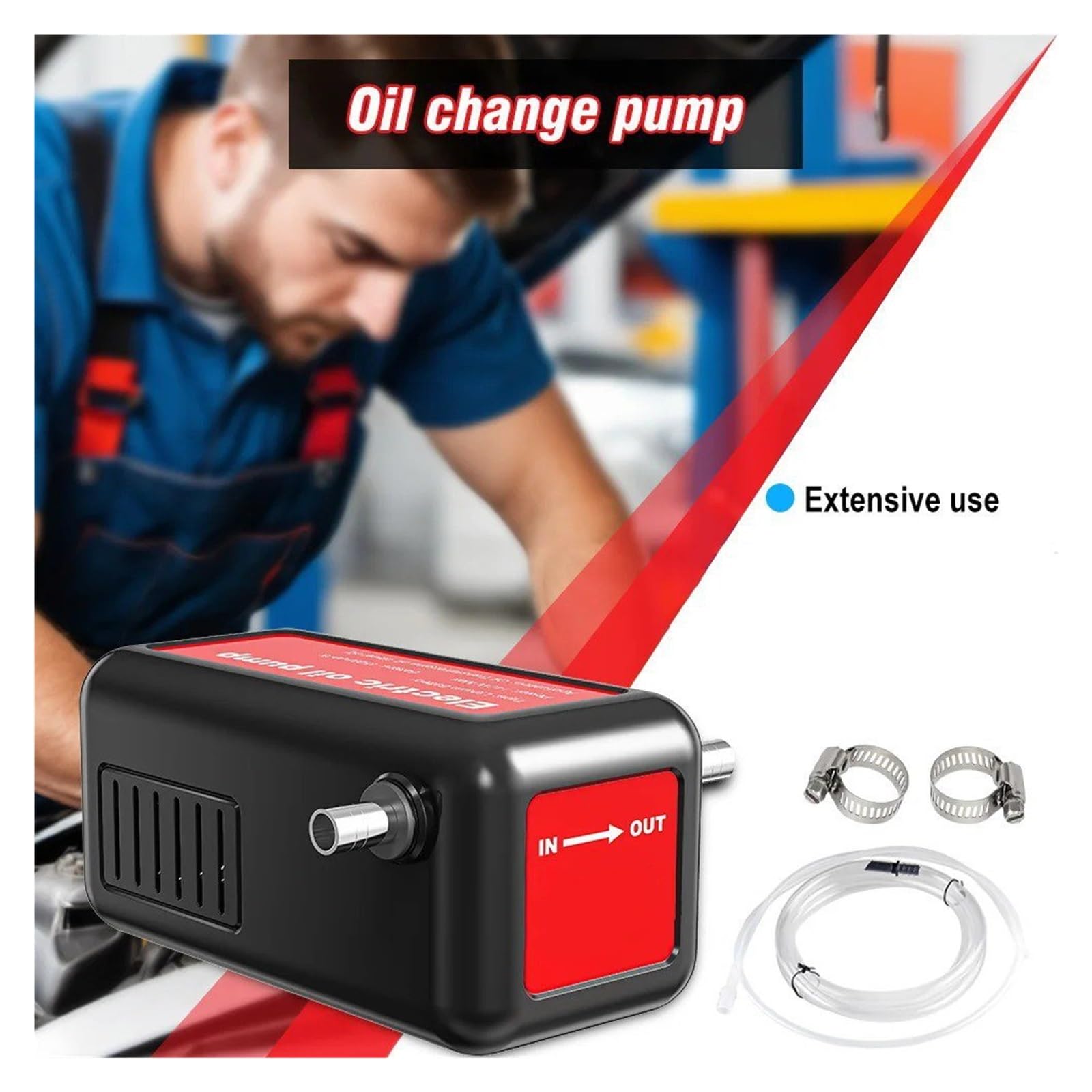 Para coche para motocicletas Bomba Moto Gasolina | Transferencia de aceite eléctrica de bomba de aceite portátil inalámbrica de 140W.