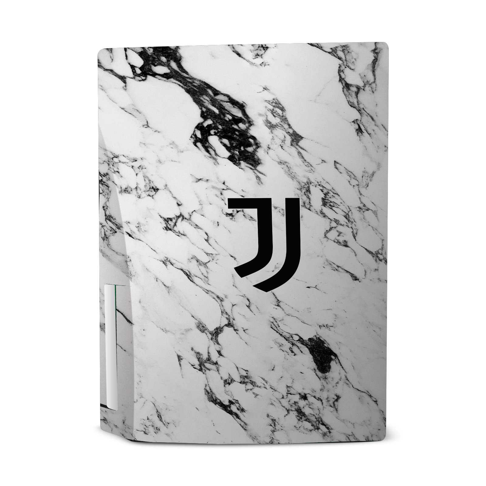 Head Case Designs Licenza Ufficiale Juventus Football Club White Marble Arte Vinile Frontalino Sticker Gaming Pelle Adesivo Compatibile con Sony Playstation 5 PS5 Disc Console & DualSense Controller