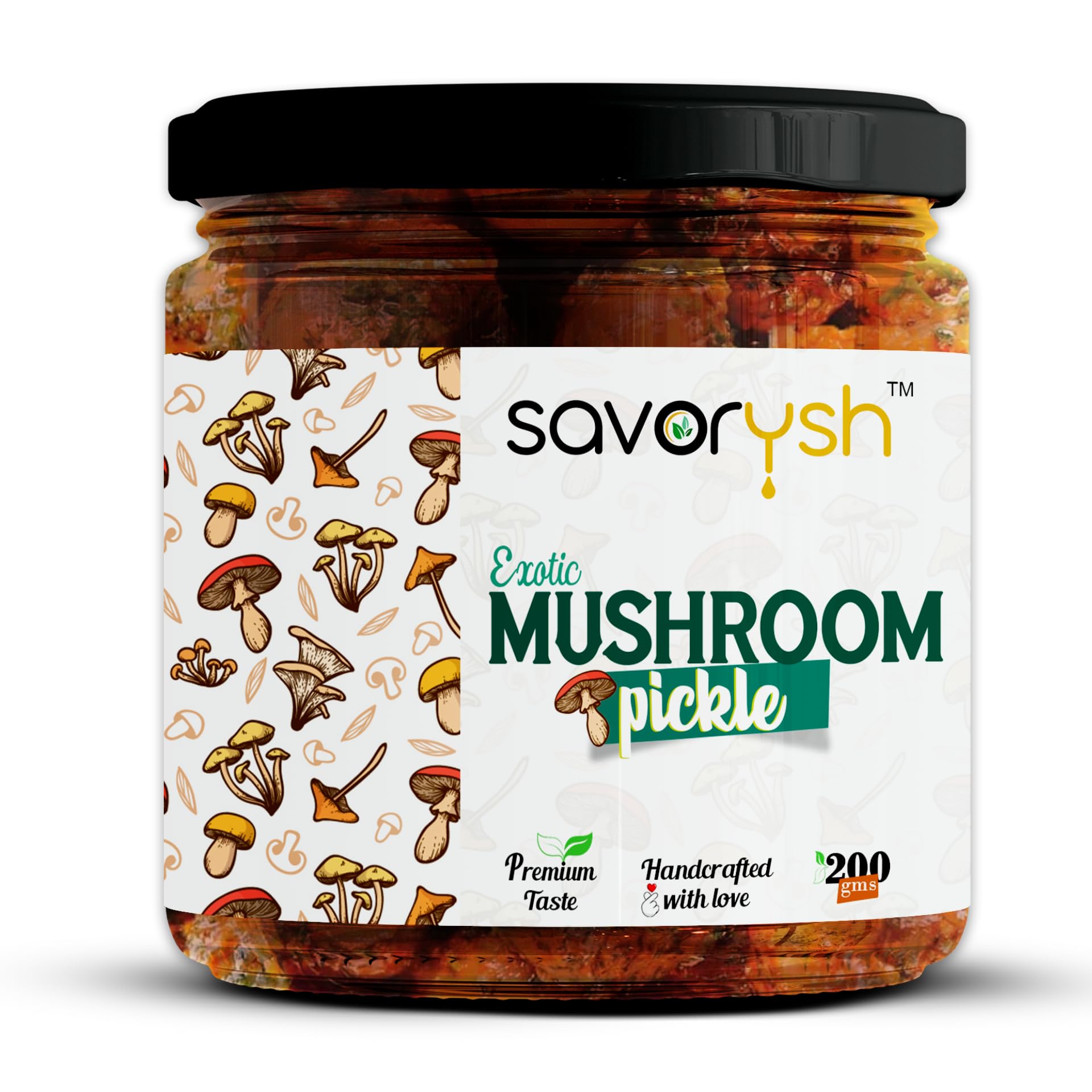 Savorysh Mushroom Pickle – Homemade Tangy & Spicy Gourmet Delight | Sun-Dried, No Artificial Preservatives & Colors | 200 GMS (B0D8KWXYTZ) Amazon Price History, Amazon Price Tracker