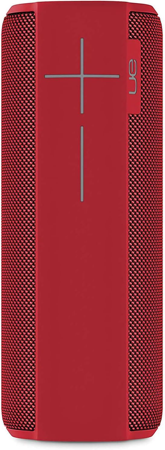 Ultimate Ears UE MEGABOOM Wireless Bluetooth Speaker Waterproof and Shockproof - Lava Red (Renewed)