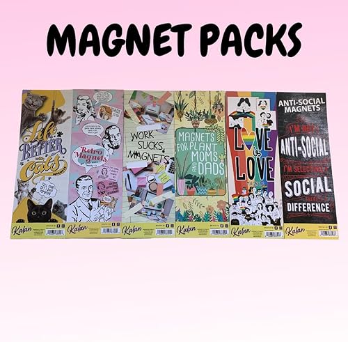 Miniatura 4 de Kalan - Divertidos imanes de nevera para decoración del hogar, juego de imanes para refrigerador, lavavajillas, pizarra blanca y accesorios de