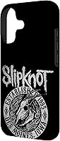 Vista 2 de Funda negra oficial de Slipknot Goat Flames para iPhone 17