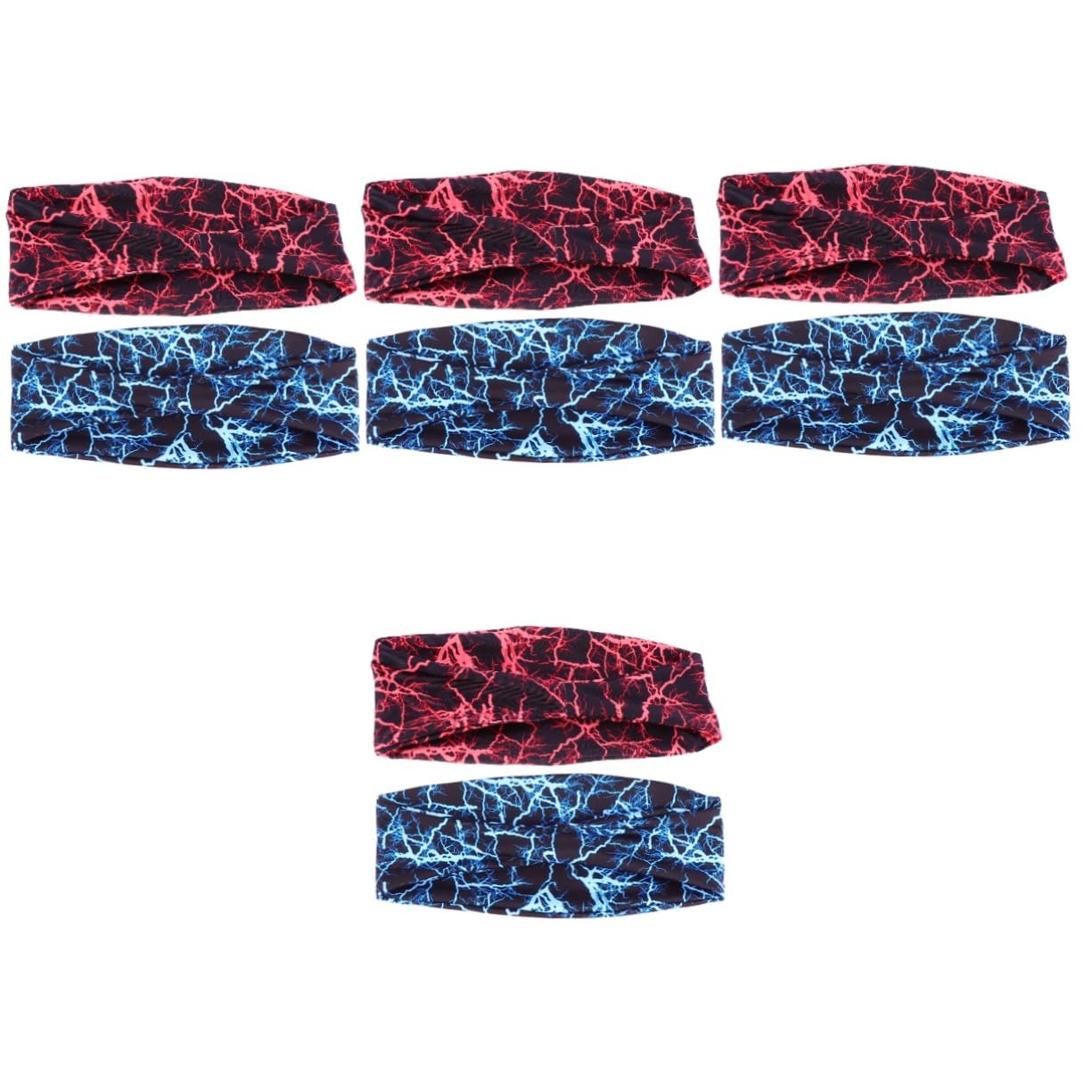 ibasenice Bandeaux De Sport Bandes Absorbantes Multi Fonctionnelles pour Cheveux Élastiques Respirants pour Yoga Running Basketball