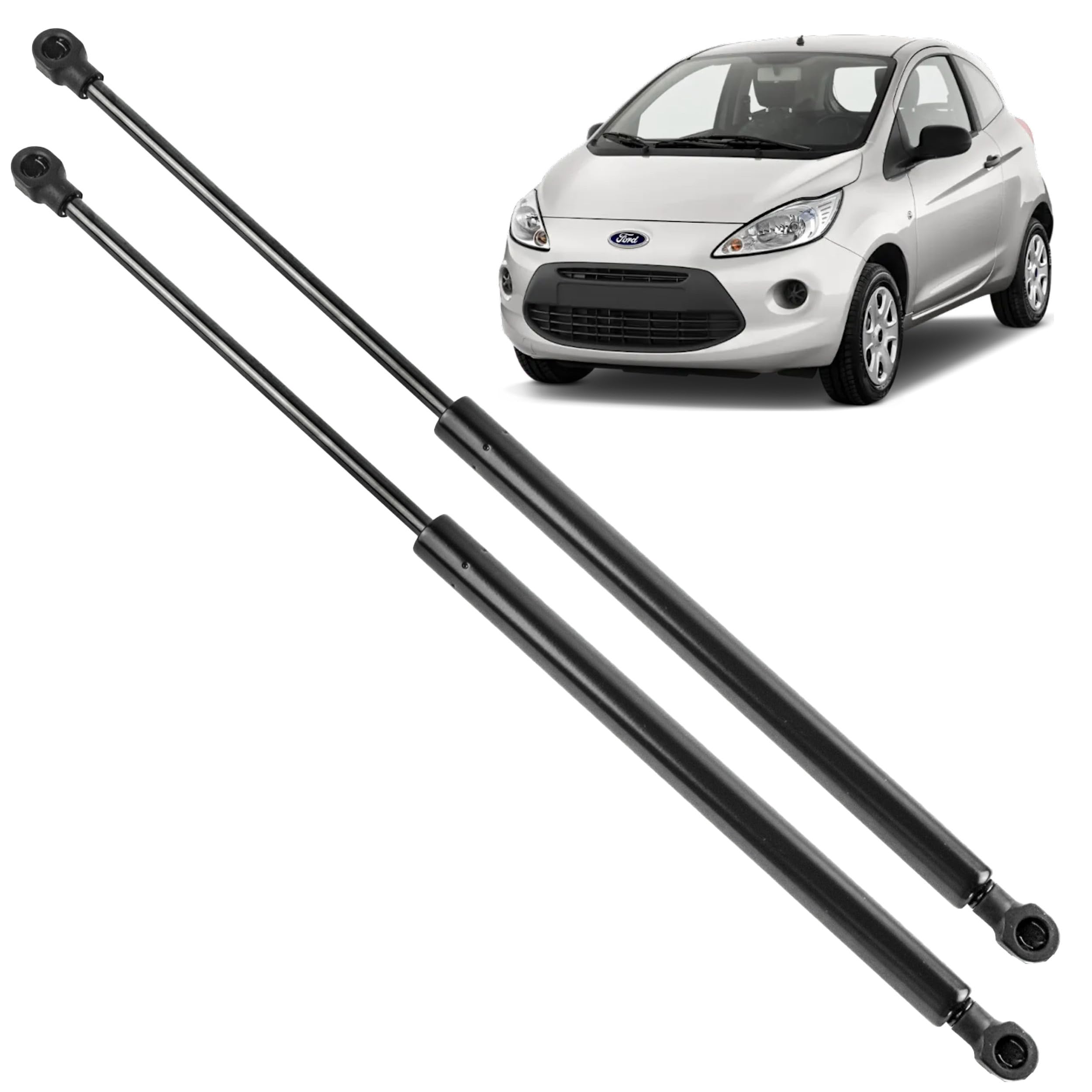 2 pistoncini portellone compatibile per Ford KA 2 (2008-2016) ammortizzatori cofano posteriore. 51794232, 1542413